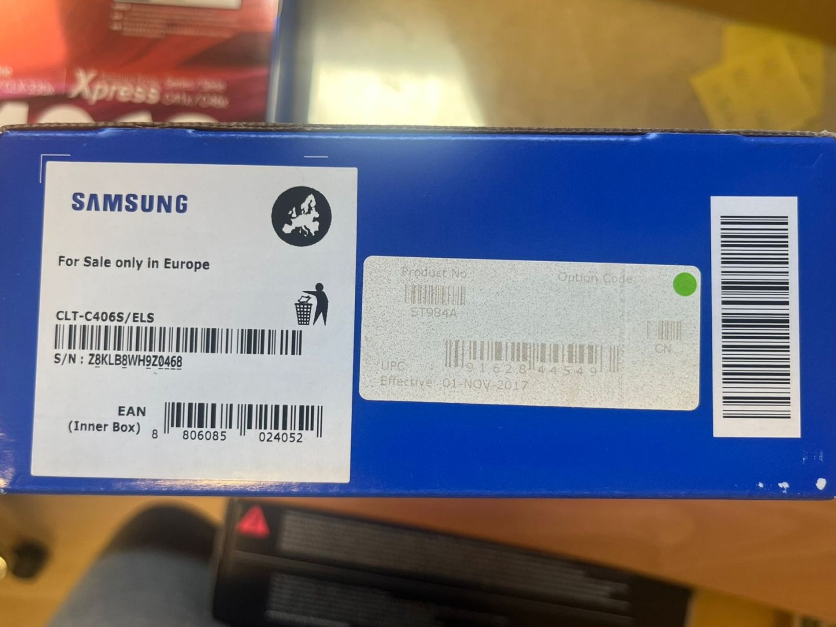 Samsung Cartucce per stampanti & toner: 3x Samsung Original Toner – Nuovo e nell'imballaggio originale da Hendschiken venduto da Hliout 4
