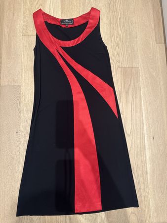 Etro Black and Red Dress, Size Medium