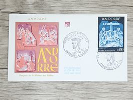 CL05 Enveloppe + Timbre Andorre 1967
