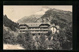 Elm, Hotel-Kurhaus Elm mit Fahnenstock