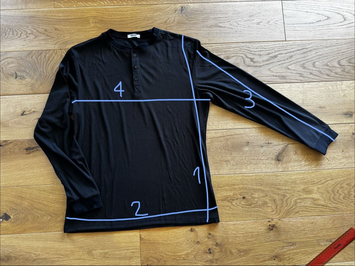 Pulls & Sweat-shirts: Langarm Henley schwarz – D'occasion à Schaan par kri_tsw8 4