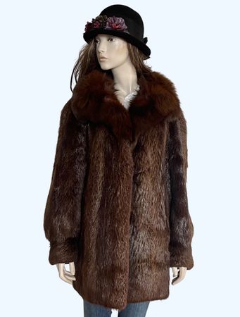 Manteau de fourrure Castor (42)