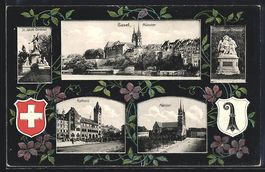 Basel, Münster, Rathaus, Strassburger-D