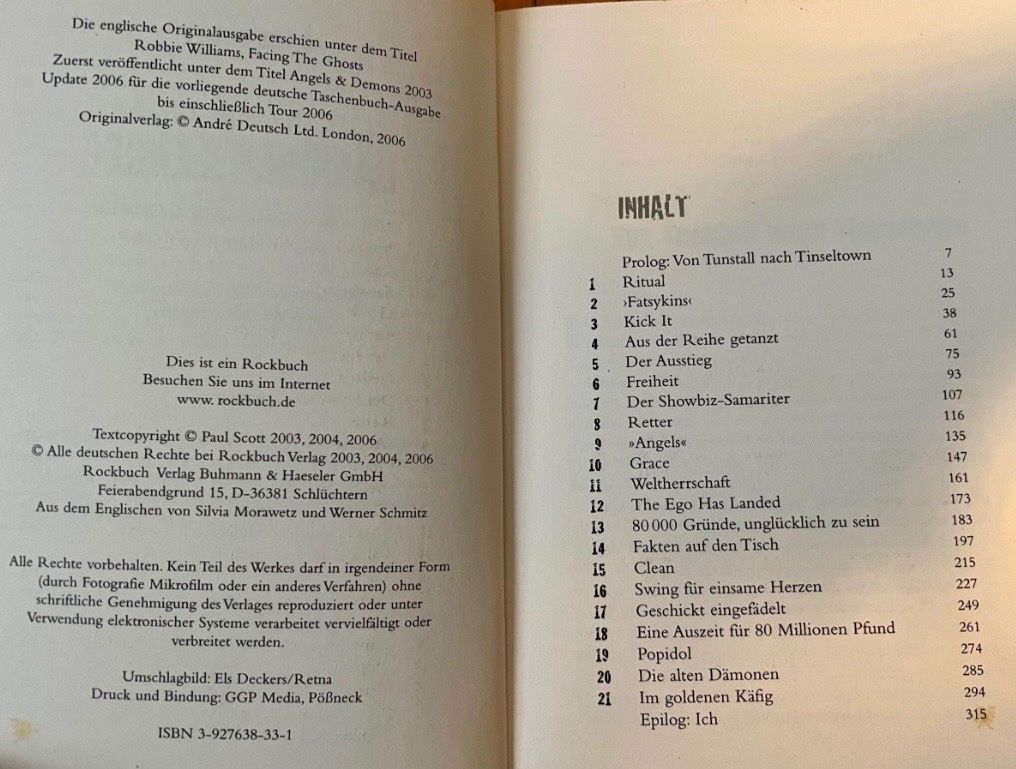 Libri: Robbie Williams – Usato da Hüntwangen venduto da fra_7nd2 2
