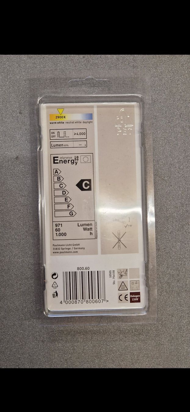 Lampade: Paulmann Halogenstab 60W R7s – Nuovo e nell'imballaggio originale da Nesslau venduto da Leana05 1