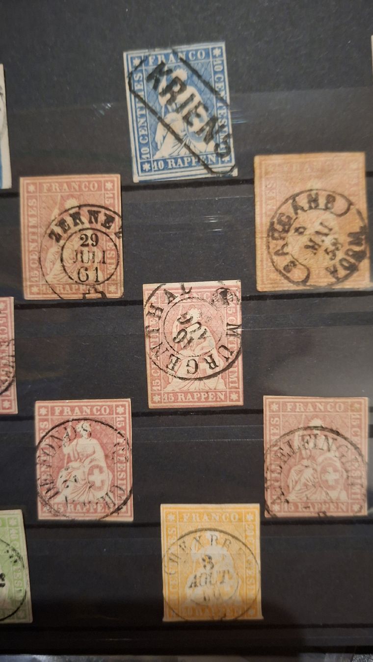 Alle Briefmarken: Strubel Lot Mit div. Voll O 20Stk. – Gebraucht aus Balgach von SIMEON27 2