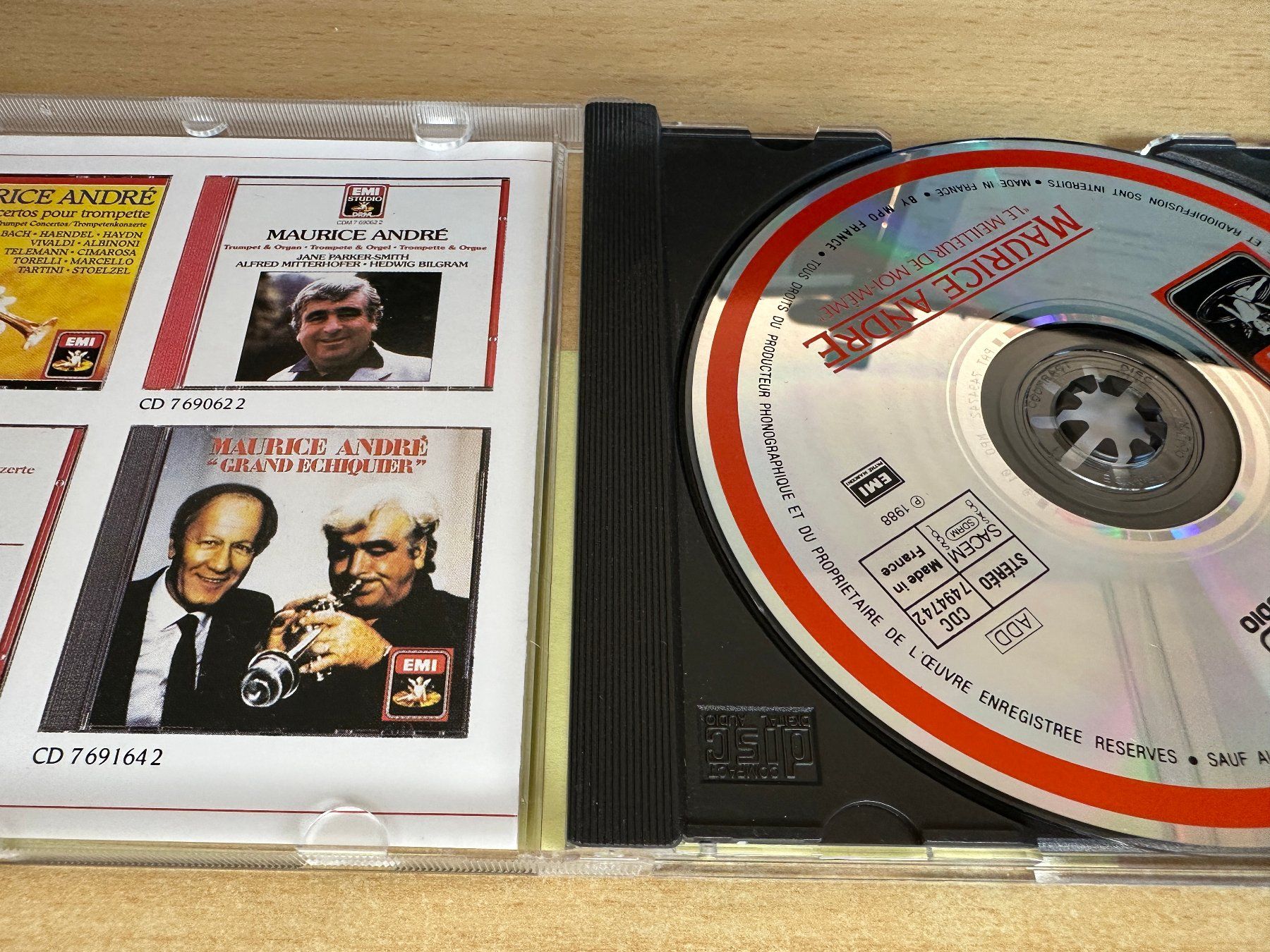 CD: A2 Maurice André – "Le Meilleur De Moi-Même" – Usato da Rikon im Tösstal venduto da Alpenmutz 2