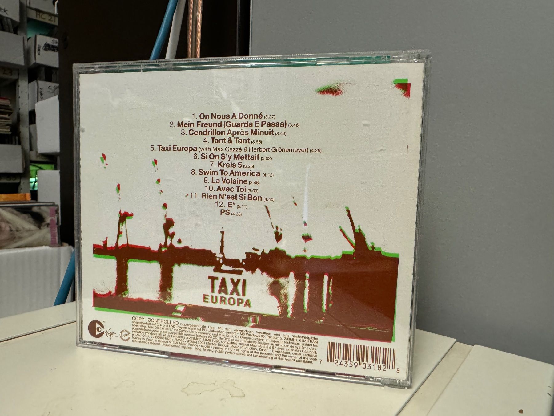 CD: Stephan Eicher - Taxi Europa - HA11L – Nuovo (secondo la descrizione) da Küsnacht ZH venduto da Jazztilldawn 1