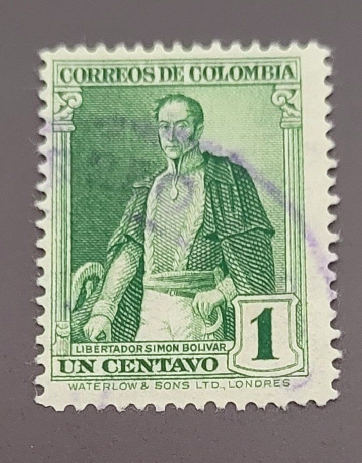 Tutti i francobolli: Kolumbien 1937 alte briefmarke – Usato da St Gallen venduto da Stampsalshobby