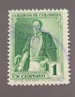Kolumbien 1937 alte briefmarke