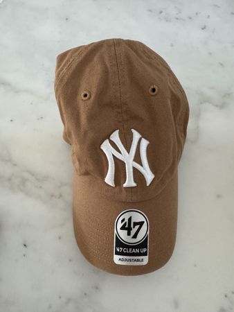 Originale New York Yankees Kappe, Beige