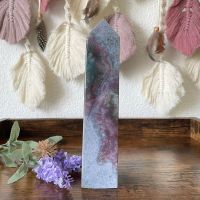 ✲ Ozean Jaspis Turm ✲ 188mm/568g Ocean Jasper Obelisk Spitze