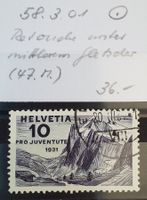 1961) J58.3.01, Retouche unter mittlerem Gletscher Kt  35.-+