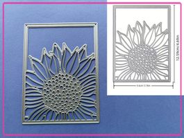 Sonnenblume   - Stanzschablone