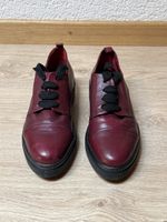 Scarpe Carmens bordeaux in pelle numero 36