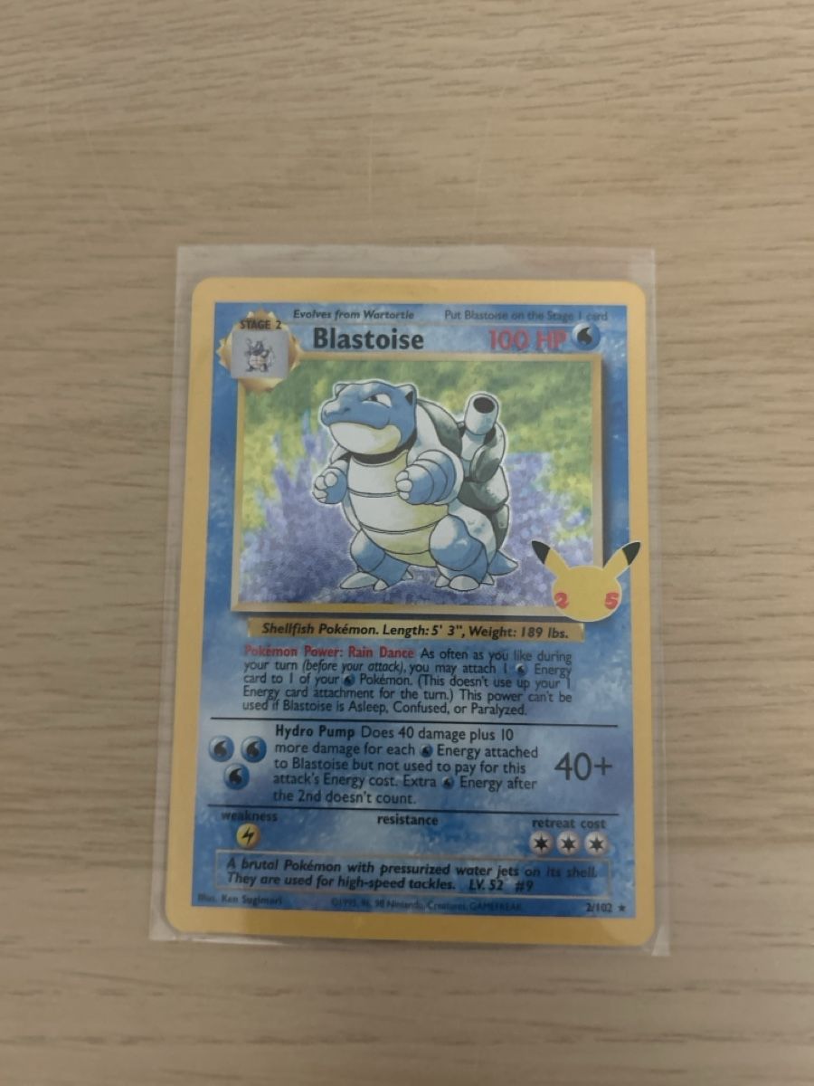 Pokémon Carte collezionabili: Blastoise 25th celebrations  – Nuovo (secondo la descrizione) da Lausanne venduto da POKEALE