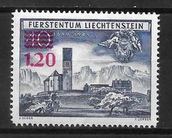 Liechtenstein Nr. 254 Aushilfsausgabe ** 25.9.1952