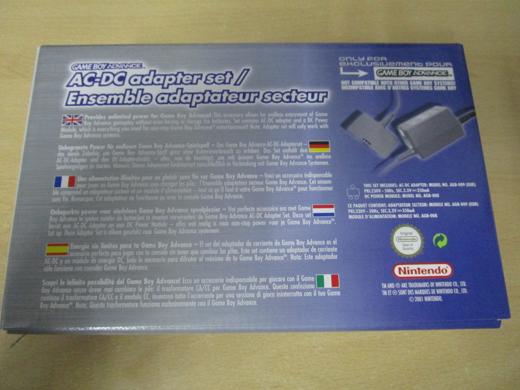 Nintendo Konsolen: Game Boy Advance AC/DC Adapter Netzteil GBA Nintendo NEUWARE – Neu und originalverpackt aus Goldau von agestuffer 1