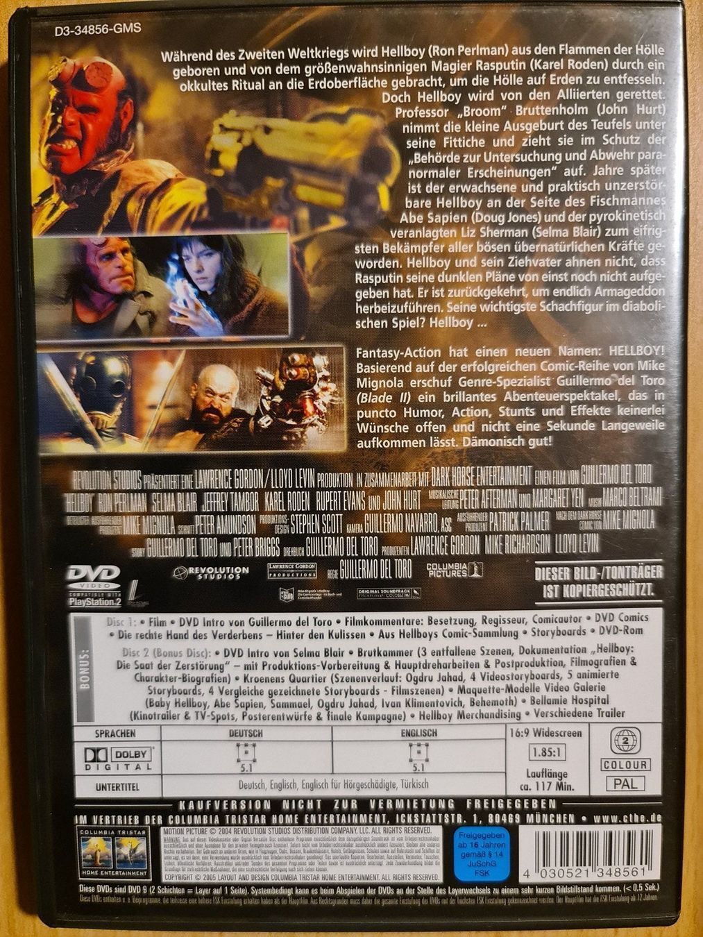 Tutti i DVDs: DVD Hellboy – Usato da Dintikon venduto da Vexi 1