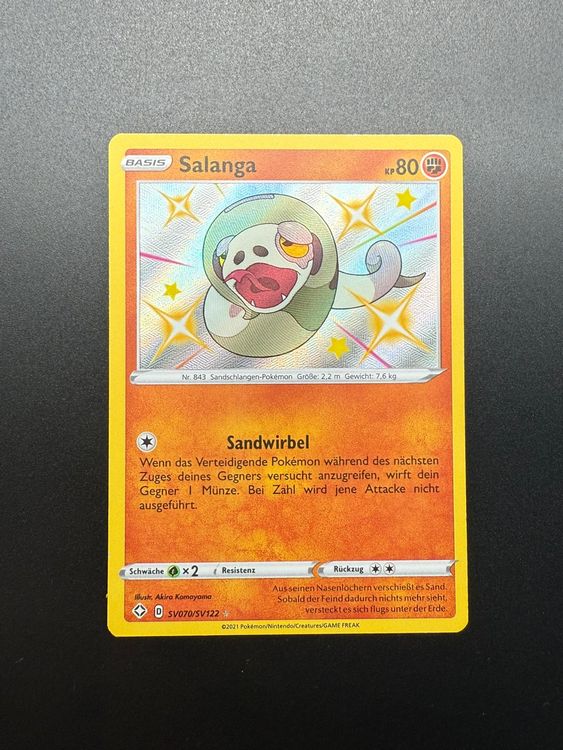 Salanga SV70 Shining Fates Pokemon Karte TCG Shiny (Neu (gemäss ...