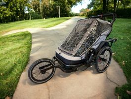 3in1 Veloanhänger für Kinder 2 in Royal GRAU NEU