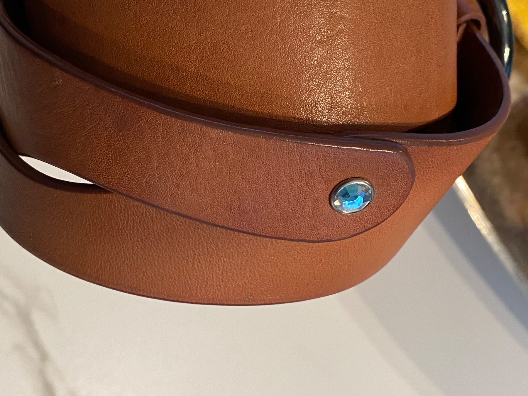 Benetton Gürtel: Leder Gürtel braun - XS  -'BENETTON – Neu (gemäss Beschreibung) aus Jona von Prada1969 1