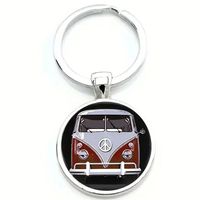 🚐Retro-Hippie-Schlüsselanhänger–Peace für deine Taschen! 🚐
