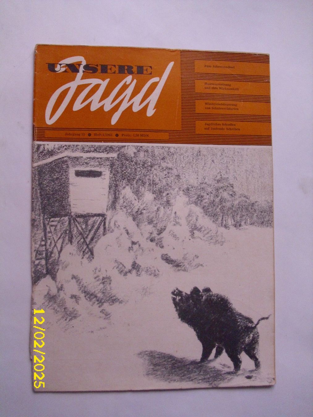 Zeitschriften & Magazine: Unsere Jagd , DDR 1965 – Gebraucht aus Schwanden GL von roerich20 1