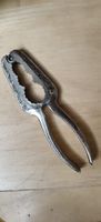 Vintage Nussknacker mit Gravur, Metall, Top Zustand!