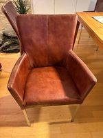 Esszimmer Stühle braun Leder