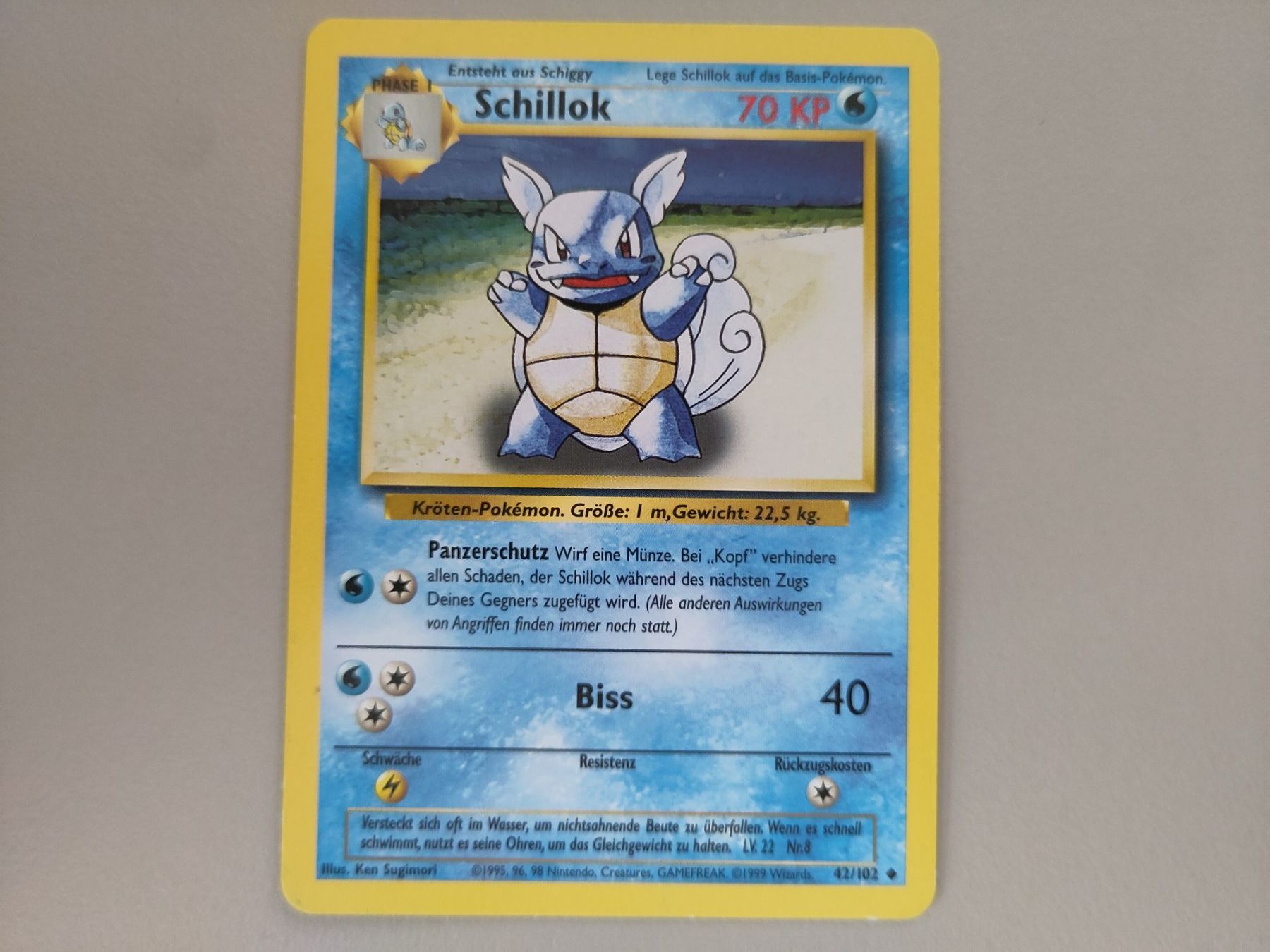 Pokémon Carte collezionabili: Base set Schillok 42/102 - DE – Usato da Bern venduto da gil_rkx8