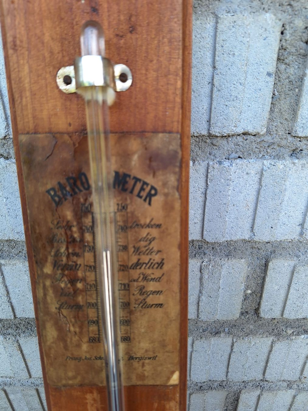 Autres appareils anciens: alter Barometer – D'occasion à Kerns par Ueli73 1