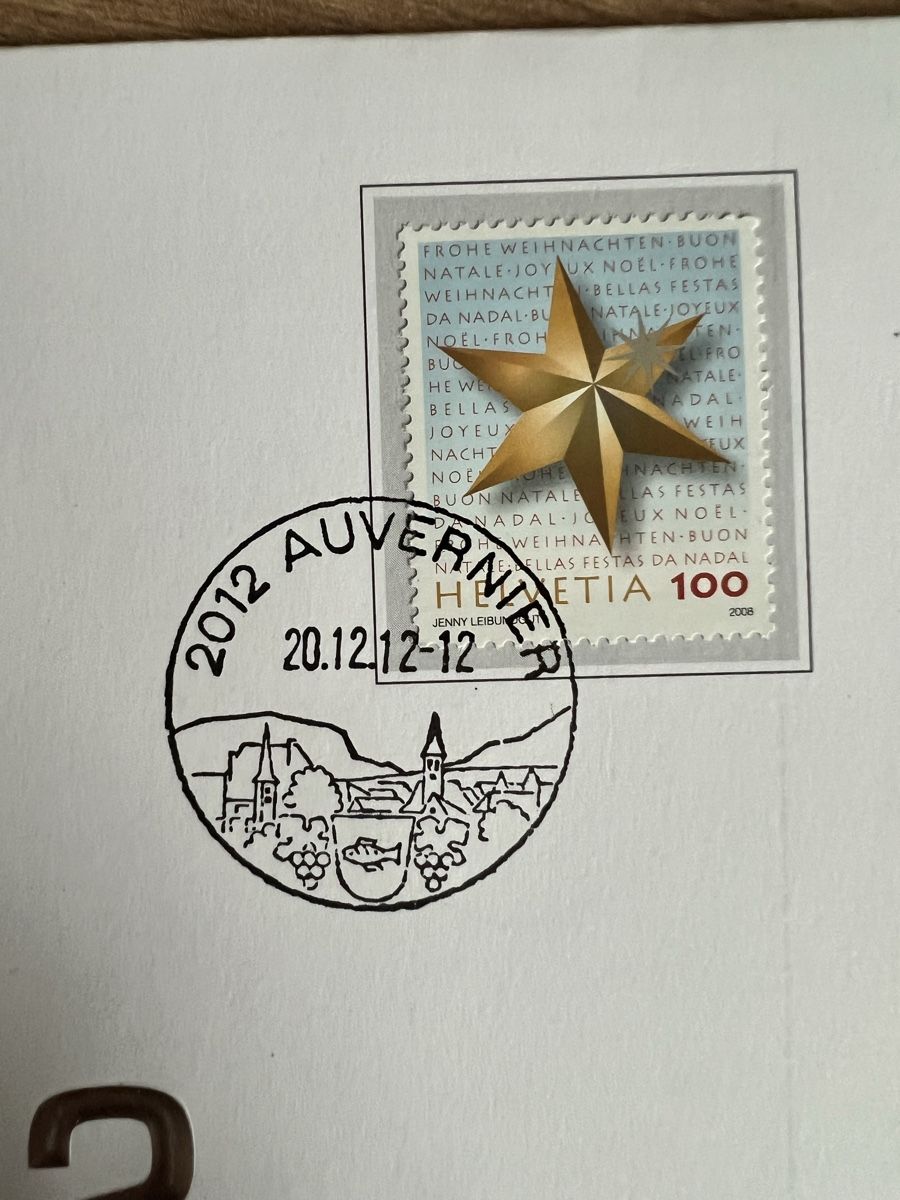 Toutes les monnaies: Schweizer Numisbrief von 2012  – D'occasion à Braunau par Desil2511 3