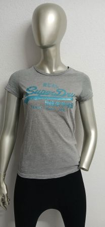 Damen T-Shirt Superdry grau Grösse S guter Zustand