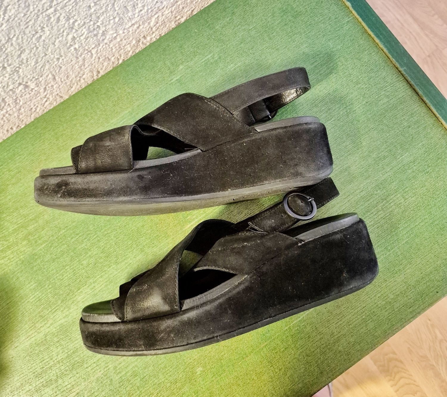 Camper Scarpe da donna: Camper Plateau Sandalen Wildleder – Usato da Wabern venduto da Passionata6
