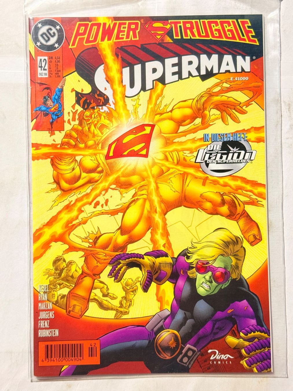 Fumetti: Superman Comic 42 "Power vs Struggle" 1994 guter Zustand – Nuovo (secondo la descrizione) da Zuerich venduto da SonderArt-Wertgut