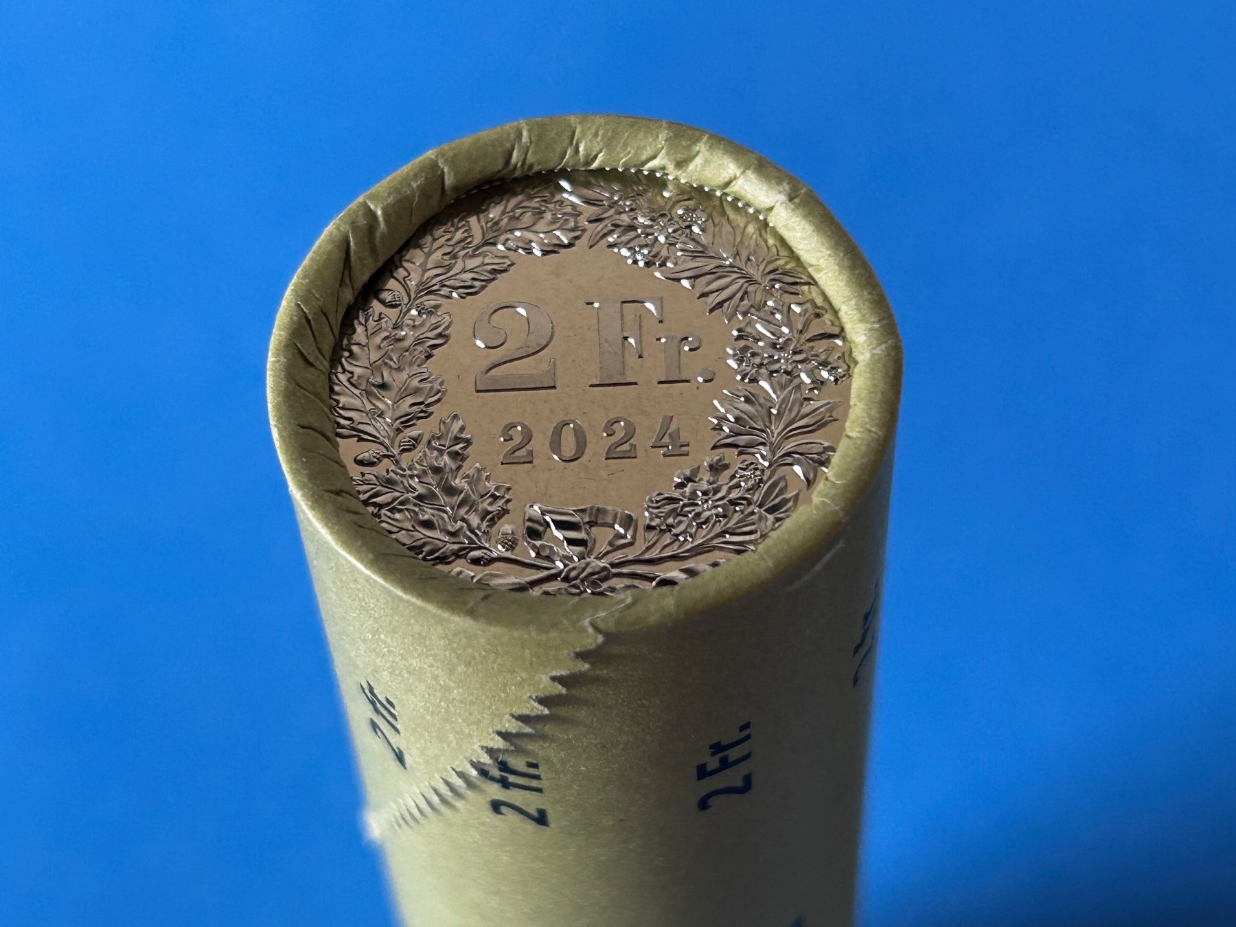 Tutti le monete: 2 Francs / Franken 2024 UNC from coin roll – Nuovo (secondo la descrizione) da Corcelles NE venduto da AJKader