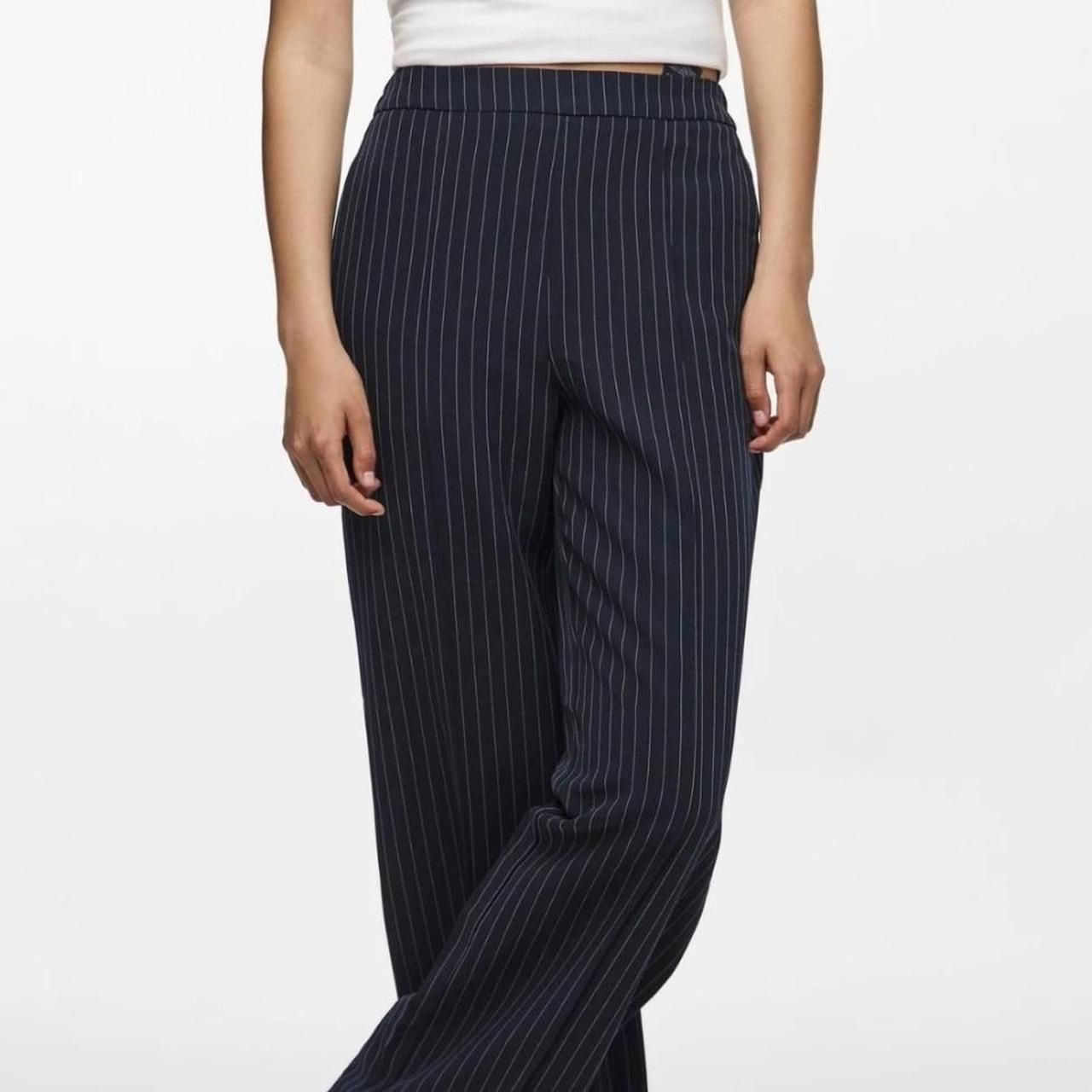 Pieces Pantaloni: Elegante, gestreifte Stoffhose, Pieces – Nuovo (secondo la descrizione) da Ringgenberg BE venduto da Vinyl.Love 1