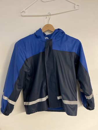 Regenjacke, gefüttert, Gr. 128