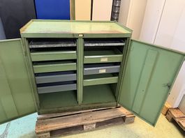 Lista Metallschrank mit Schubladen m Schlüssel 100x50x100cm