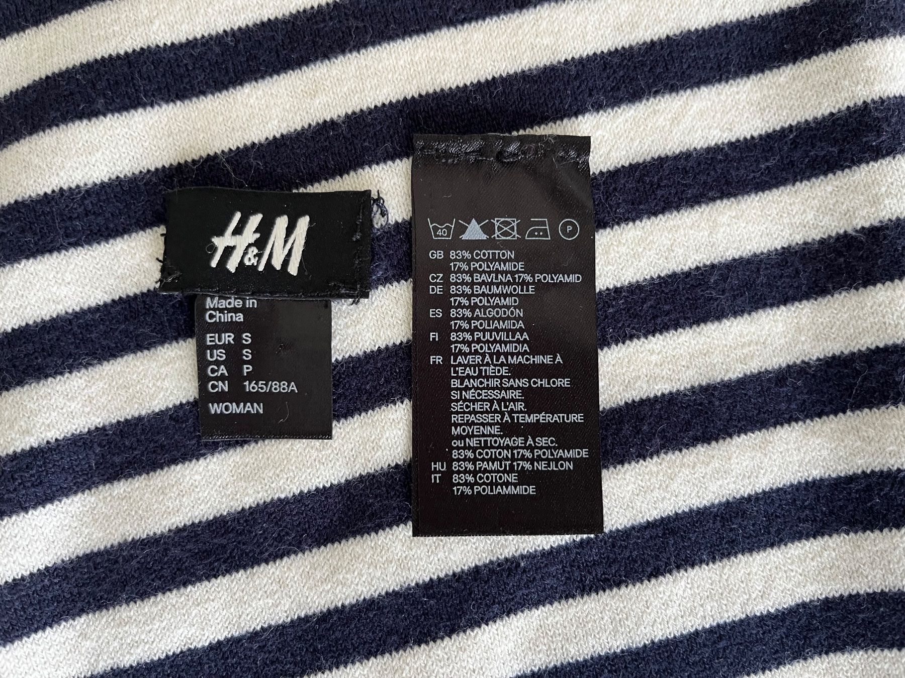 T-shirt: Maritimes Shirt H&M Grösse S – Nuovo (secondo la descrizione) da Zollikofen venduto da spunk65 5