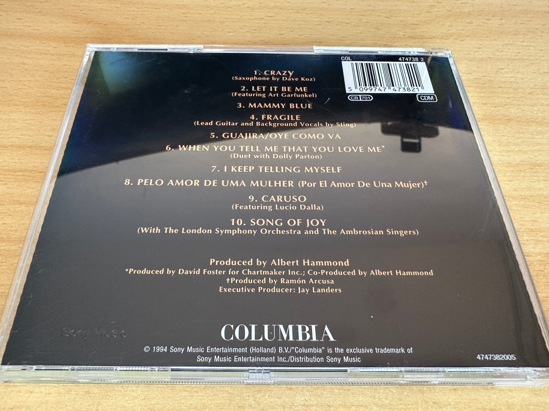 CD: Julio Iglesias – Crazy – Usato da Rikon im Tösstal venduto da Alpenmutz 1