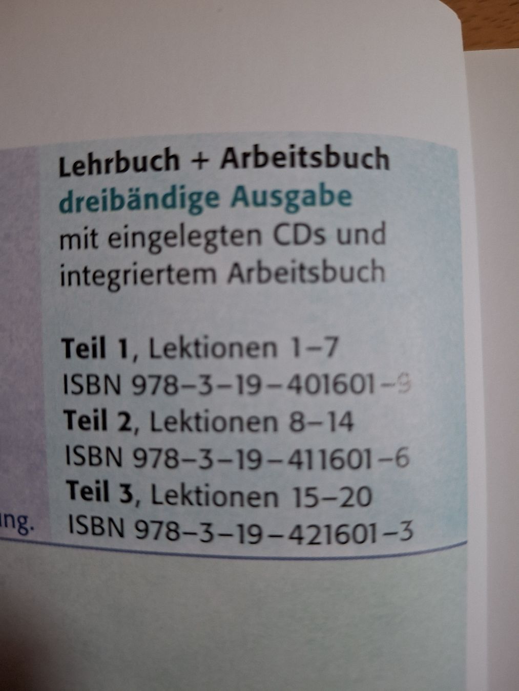 Libri: Delfin Lehr- und Arbeitsbuch Teil 2 – Usato da Zürich venduto da wildflower26 1