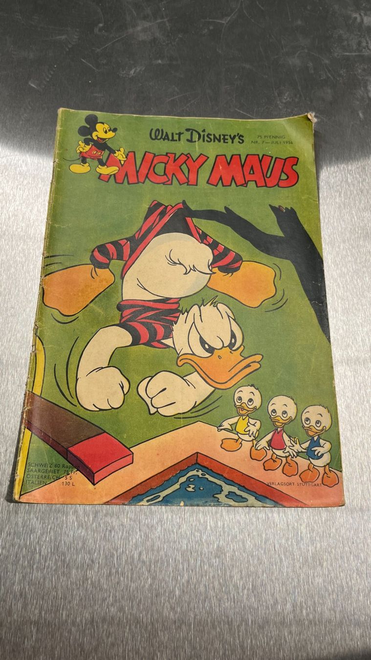Comics: Micky Maus Heft Nr. 7, Juli 1954 – Gebraucht aus Bern von daskannweg