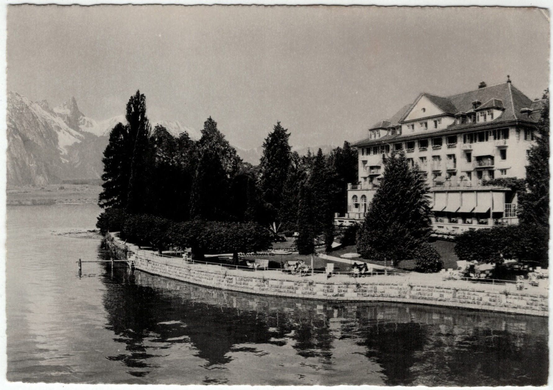 Cartoline postali: BE 109 Gunten Park-Hotel GF – Nuovo (secondo la descrizione) da Fribourg venduto da philafri