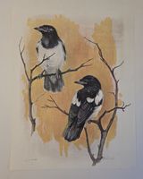 Willy Eugen Bär  Litho. Nr. handsign. Tier-Motiv,  50x40cm