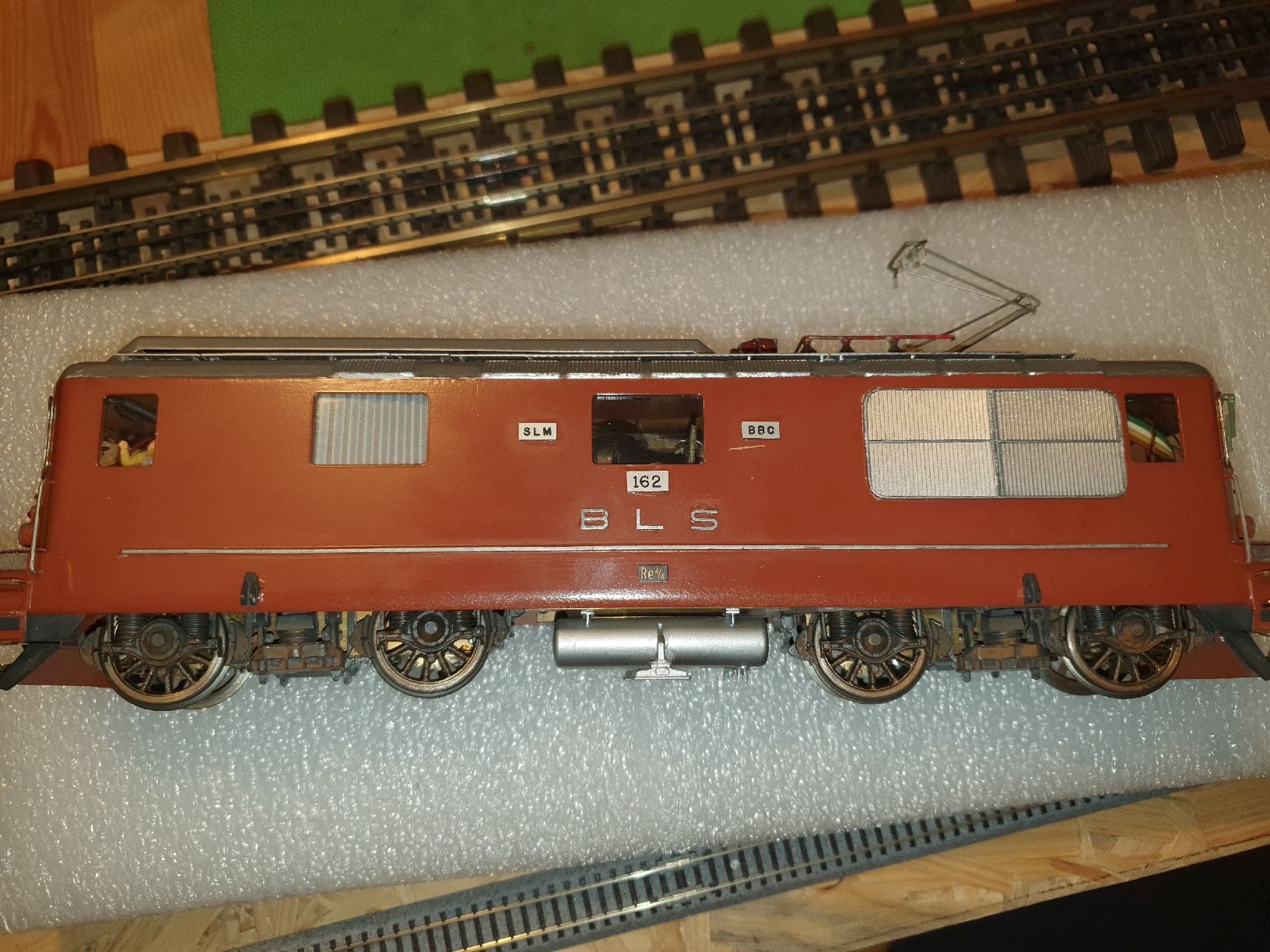 Hermann Modellini di ferrovie: BLS Re 4/4 Spur 0 DC – Usato da Münsingen venduto da wd65 6