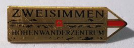 AA618 - Brosche Zweisimmen Höhenwanderzentrum Schweiz