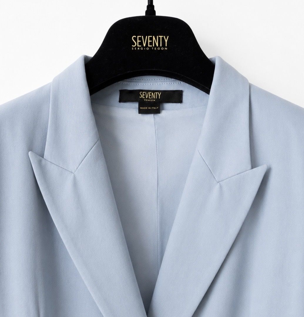 Giacche: Seventy Blazer hellblau Doppelreiher Gr 40 – Usato da Zuzwil SG venduto da regula_h 4