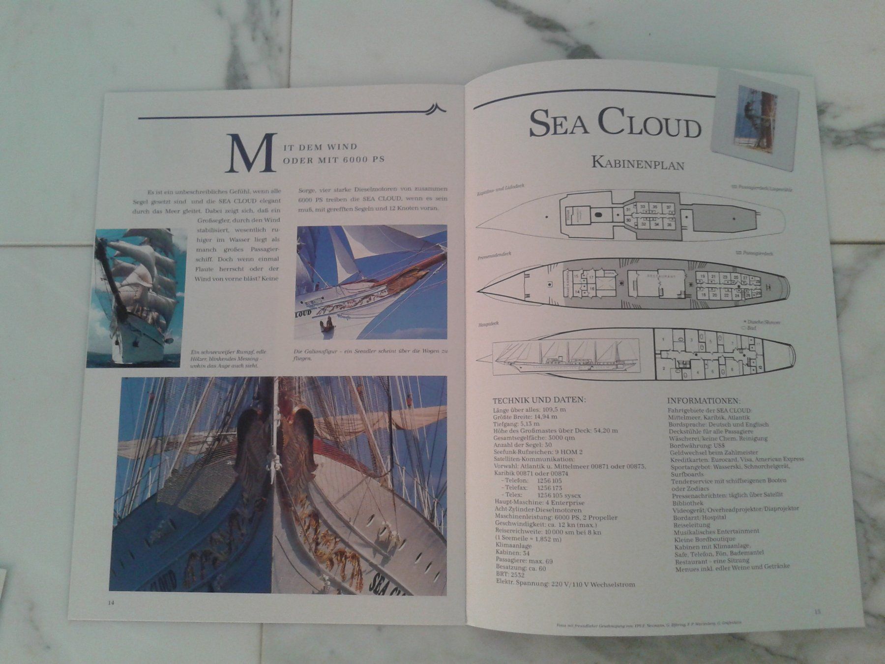 Portachiavi: S.Y. SEA CLOUD  Original Erinnerungsmaterial – Nuovo (secondo la descrizione) da Camorino venduto da Campellino 4